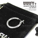 ビビファイ ピアス メンズ VIVIFY ビビファイ HOOP PIERCE -3mm BODY メンズ アクセサリー ピアス フープピアス シルバー ハンドメイド 送料無料