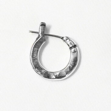 VIVIFY ビビファイ HAMMERED HOOP PIERCE(S) -3mm BODY メンズ アクセサリー ピアス フープピアス シルバー ハンドメイド おしゃれ かっこいい シンプル メール便可