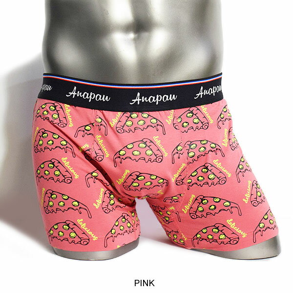 anapau アナパウ BOXER SHORTS スマイルピザ メンズ ボクサーブリーフ ボクサーパンツ ショーツ アンダーウェア おしゃれ かっこいい カジュアル ファッション ストリート