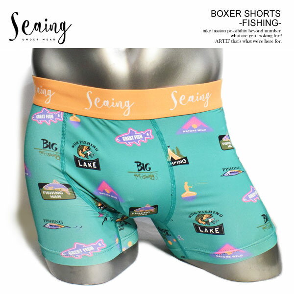 Seaing V[O BOXER SHORTS #FISHING Y {NT[pc V[c A_[EFA p Xg[g