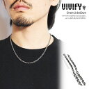 VIVIFY ビビファイ Chain 2.8x50cm メンズ ネックレス ネックレスチェーン あずきチェーン 送料無料