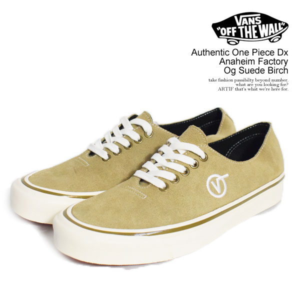 30%OFF SALE セール VANS バンズ Authentic One Piece Dx Anaheim Factory Og Suede Birch メ...