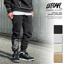 LEFLAH レフラー college logo col. sweat pants メンズ パンツ スウェットパンツ カレッジロゴ 送料無料 ストリート