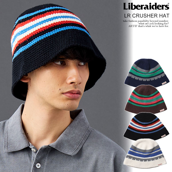 Liberaiders リベレイダース LR CRUSHER HAT メンズ ハット クラッシャーハット ニ...