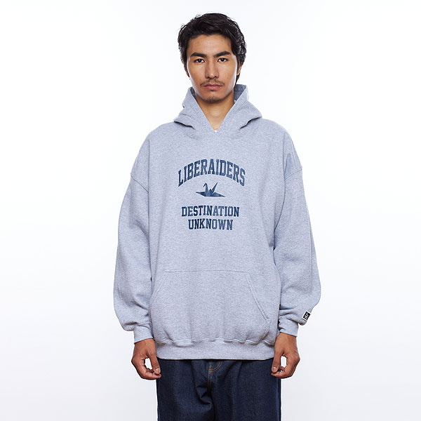 20％OFF SALE セール Liberaiders リベレイダース COLLEGE LOGO HOODIE メンズ パーカー プルオーバーパーカー ヴィンテージ加工 送料無料 ストリート