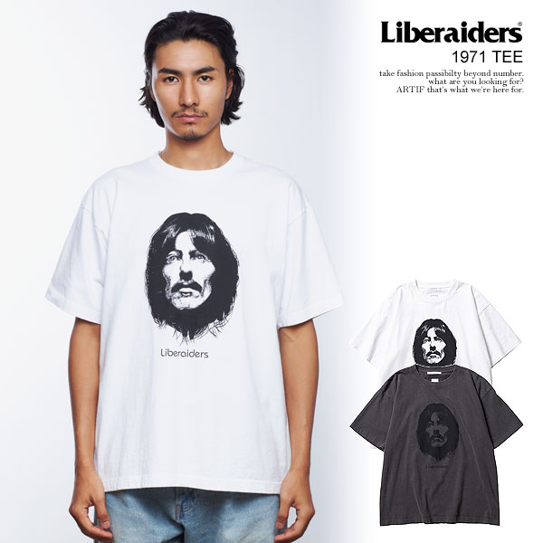 Liberaiders リベレイダース 1971 TEE メンズ Tシャツ 半袖 ヴィンテージ加工 送料無料 ストリート