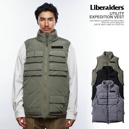 30％OFF SALE セール Liberaiders リベレイダース UTILITY EXPEDITION VEST メンズ ベスト 中綿ベスト シンサレート 送料無料 ストリート