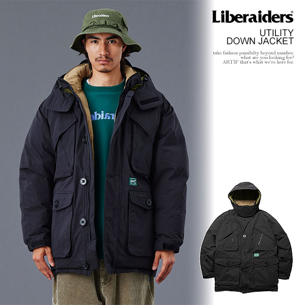 Liberaiders リベレイダース UTILITY DOWN JACKET メンズ ジャケット ダウンジャケット 中綿ジャケット 送料無料 ストリート