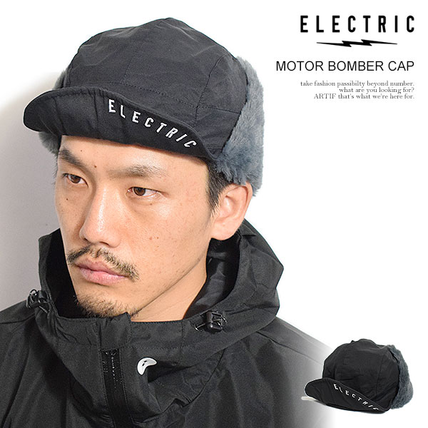 ELECTRIC エレクトリック MOTOR BOMBER CAP メンズ キャップ イヤーフラップ ...