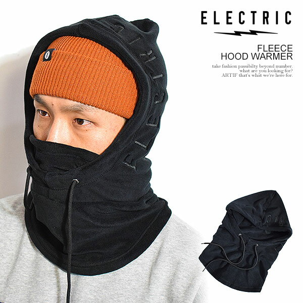 ELECTRIC エレクトリック FLEECE HOOD WARMER メンズ ネックウォーマー フェイスマスク フード付き アウトドア レジャー 送料無料 ストリート