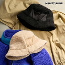 30%OFF SALE セール Mighty Shine マイティーシャイン Boa Slit Bucket Hat メンズ ハット バケットハット バケハ ボ...