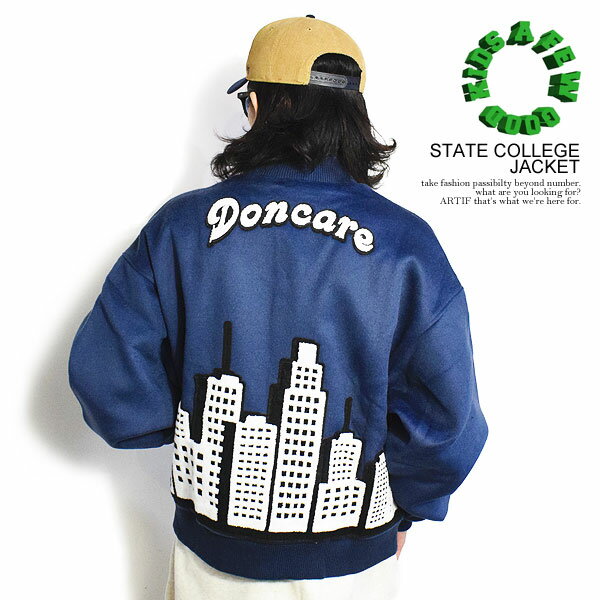 楽天ARTIF50％OFF SALE セール DONCARE ドンケア STATE COLLEGE JACKET メンズ ジャケット スタジャン AFGK 送料無料 ストリート