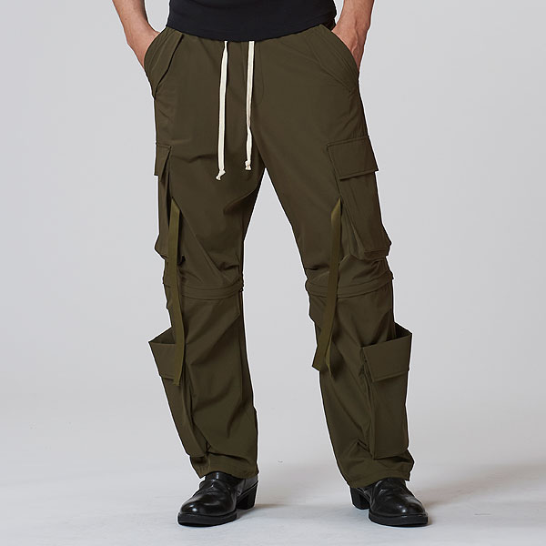 30％OFF SALE セール NO ID. ノーアイディー イージーワイドテクノPT メンズ パンツ カーゴパンツ イージーパンツ 送料無料 2