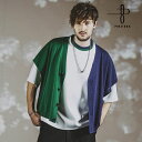 50%OFF SALE セール NO ID. ノーアイディー レイヤードニットベスト メンズ ベスト Tシャツ 半袖 2枚セット モード 送料無料