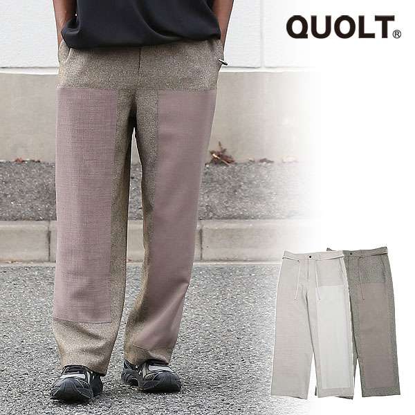 2025 夏 先行予約 5月上旬〜中旬入荷予定 QUOLT クオルト HARVEST PANTS メンズ パンツ 送料無料 キャンセル不可