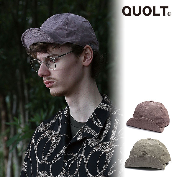 　商品説明 QUOLT クオルト 撥水性と通気性を兼ね備えた質感のよい リップストップ生地を使用し、裏地にはメッシュ生地を 搭載した6パネルキャップ。 短めのツバにはワイヤーが施され、自由に角度を調整可能。 微光沢で上品な風合い。 素材 : POLYESTER 100％ サイズ : FREE ■DELI : 7月上旬〜中旬入荷予定 メーカー希望小売価格はメーカーカタログに基づいて掲載しています 【ご予約注意事項・必ずお読み下さい】 ご予約商品は必ず1点ずつご予約(決済)お願いいたします。 ■複数の商品をご予約、通常商品と同時にご購入後希望の場合は、 お手数をお掛けし申し訳ありませんが、必ず1点ずつ決済をお願いいたします。 ※予約商品が同時に入荷した場合は当店側で同梱処理させていただきます。 ※2点以上まとめてご注文された場合、一番遅い納期の商品との同梱発送とさせていただきます。 ■ご予約後のカラー・サイズ変更・キャンセルは一切お受けできません。 ■店舗在庫がない場合はメーカーに在庫を確認でき次第、ご連絡させていただきますのでご了承くださいませ。 ■納期が過ぎた商品に関しましてもメーカー共有在庫の為、在庫を確認でき次第のご連絡になります。 ※商品到着をお急ぎの方はお気軽にお問い合わせくださいませ。 ■オーダーの数量オーバーの為、先着順での発送により欠品になる場合がございます。 ■クレジット決済をご選択頂いた場合、商品発送時に売上請求を行います。 ■掲載されております商品画像はサンプルの為、本製品とは仕様が多少変更になる場合がございます。 ■まれに生産上の関係により減産、生産中止となり商品がご用意できない場合がございます。 ■入荷時期が生産上の関係で予定の納期より大幅に遅れる場合がございます。 ※納期遅れについて個別にご連絡を差し上げることが難しい為、お問い合わせを頂けましたら 早急にメーカーに確認をさせて頂きます。お気軽にお問い合わせ下さい。 ■商品入荷後、ご連絡、即発送となります。 ※ご希望のお届け指定(土日希望・時間指定等)がある場合は、ご注文時に備考欄にご記載下さい。 ■上記内容につきましてご理解して頂いた上で、ご予約いただきます様お願い致します。 [お問い合わせについては] Mail：corecervate@artif.jp Tel：058-371-8400 まで宜しくお願い致します。 ■注意点:フラッシュ撮影と屋外画像ではカラーの見え方に誤差がございます。 パソコンのモニターにより、カラーの見え方に誤差がございます。 ■サイズ表記につきましてはブランド企画サイズとなっております。QUOLT クオルト