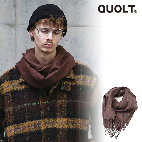 　商品説明 QUOLT クオルト 同色の織りでさりげなく柄を表現した薄手マフラー。 光の当たり具合で模様が浮き出るシンプルさが魅力。 薄手のため、防寒はもちろん、日差しよけとしても活躍。 素材 : ACRYL 100％ サイズ : 170cm × 59cm ■DELI : 8月中旬～下旬入荷予定 メーカー希望小売価格はメーカーカタログに基づいて掲載しています 【ご予約注意事項・必ずお読み下さい】 ご予約商品は必ず1点ずつご予約(決済)お願いいたします。 ■複数の商品をご予約、通常商品と同時にご購入後希望の場合は、 お手数をお掛けし申し訳ありませんが、必ず1点ずつ決済をお願いいたします。 ※予約商品が同時に入荷した場合は当店側で同梱処理させていただきます。 ※2点以上まとめてご注文された場合、一番遅い納期の商品との同梱発送とさせていただきます。 ■ご予約後のカラー・サイズ変更・キャンセルは一切お受けできません。 ■店舗在庫がない場合はメーカーに在庫を確認でき次第、ご連絡させていただきますのでご了承くださいませ。 ■納期が過ぎた商品に関しましてもメーカー共有在庫の為、在庫を確認でき次第のご連絡になります。 ※商品到着をお急ぎの方はお気軽にお問い合わせくださいませ。 ■オーダーの数量オーバーの為、先着順での発送により欠品になる場合がございます。 ■クレジット決済をご選択頂いた場合、商品発送時に売上請求を行います。 ■掲載されております商品画像はサンプルの為、本製品とは仕様が多少変更になる場合がございます。 ■まれに生産上の関係により減産、生産中止となり商品がご用意できない場合がございます。 ■入荷時期が生産上の関係で予定の納期より大幅に遅れる場合がございます。 ※納期遅れについて個別にご連絡を差し上げることが難しい為、お問い合わせを頂けましたら 早急にメーカーに確認をさせて頂きます。お気軽にお問い合わせ下さい。 ■商品入荷後、ご連絡、即発送となります。 ※ご希望のお届け指定(土日希望・時間指定等)がある場合は、ご注文時に備考欄にご記載下さい。 ■上記内容につきましてご理解して頂いた上で、ご予約いただきます様お願い致します。 [お問い合わせについては] Mail：corecervate@artif.jp Tel：058-371-8400 まで宜しくお願い致します。 ■注意点:フラッシュ撮影と屋外画像ではカラーの見え方に誤差がございます。 パソコンのモニターにより、カラーの見え方に誤差がございます。 ■サイズ表記につきましてはブランド企画サイズとなっております。QUOLT クオルト