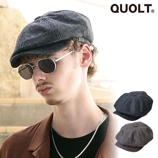 　商品説明 QUOLT クオルト ウール混ツイード生地を使用したキャスケット。 8ピースのトップを前後左右に傾ける事で様々な楽しみ方が可能。 素材 : WOOL 70% , ACRYL 30% サイズ : FREE ■DELI : 10月下旬～11月上旬入荷予定 メーカー希望小売価格はメーカーカタログに基づいて掲載しています 【ご予約注意事項・必ずお読み下さい】 ご予約商品は必ず1点ずつご予約(決済)お願いいたします。 ■複数の商品をご予約、通常商品と同時にご購入後希望の場合は、 お手数をお掛けし申し訳ありませんが、必ず1点ずつ決済をお願いいたします。 ※予約商品が同時に入荷した場合は当店側で同梱処理させていただきます。 ※2点以上まとめてご注文された場合、一番遅い納期の商品との同梱発送とさせていただきます。 ■ご予約後のカラー・サイズ変更・キャンセルは一切お受けできません。 ■店舗在庫がない場合はメーカーに在庫を確認でき次第、ご連絡させていただきますのでご了承くださいませ。 ■納期が過ぎた商品に関しましてもメーカー共有在庫の為、在庫を確認でき次第のご連絡になります。 ※商品到着をお急ぎの方はお気軽にお問い合わせくださいませ。 ■オーダーの数量オーバーの為、先着順での発送により欠品になる場合がございます。 ■クレジット決済をご選択頂いた場合、商品発送時に売上請求を行います。 ■掲載されております商品画像はサンプルの為、本製品とは仕様が多少変更になる場合がございます。 ■まれに生産上の関係により減産、生産中止となり商品がご用意できない場合がございます。 ■入荷時期が生産上の関係で予定の納期より大幅に遅れる場合がございます。 ※納期遅れについて個別にご連絡を差し上げることが難しい為、お問い合わせを頂けましたら 早急にメーカーに確認をさせて頂きます。お気軽にお問い合わせ下さい。 ■商品入荷後、ご連絡、即発送となります。 ※ご希望のお届け指定(土日希望・時間指定等)がある場合は、ご注文時に備考欄にご記載下さい。 ■上記内容につきましてご理解して頂いた上で、ご予約いただきます様お願い致します。 [お問い合わせについては] Mail：corecervate@artif.jp Tel：058-371-8400 まで宜しくお願い致します。 ■注意点:フラッシュ撮影と屋外画像ではカラーの見え方に誤差がございます。 パソコンのモニターにより、カラーの見え方に誤差がございます。 ■サイズ表記につきましてはブランド企画サイズとなっております。QUOLT クオルト