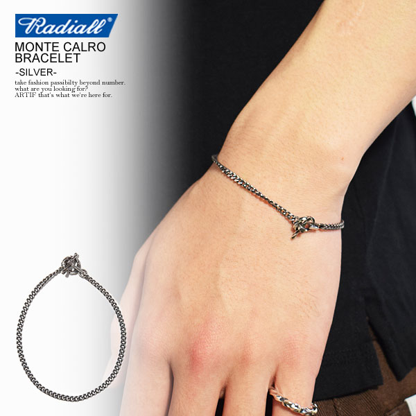 RADIALL fBA MONTE CALRO - BRACELET -SILVER- radiall Y uXbg Vo[  Xg[g