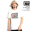 reversal × PAC-MAN リバーサル PACMAN BIG MARK TEE -WHITE- メンズ Tシャツ 半袖 パックマン アカベエ コラボ 送料無料 ストリート