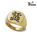 【受注生産商品 (3週間～1ヶ月)】 SOFTMACHINE ソフトマシーン SM STAMP RING 18K (RING) メンズ リング 送料無料 キャンセル不可