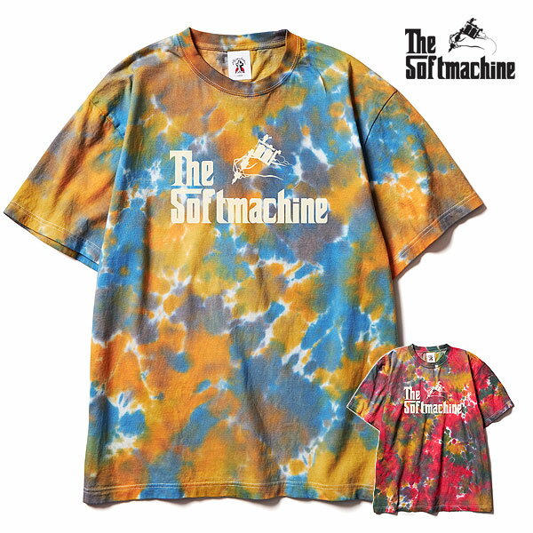 SOFTMACHINE ソフトマシーン GOD TIE DYE-T(TIE DYE-T-SHIRTS) メンズ Tシャツ 送料無料