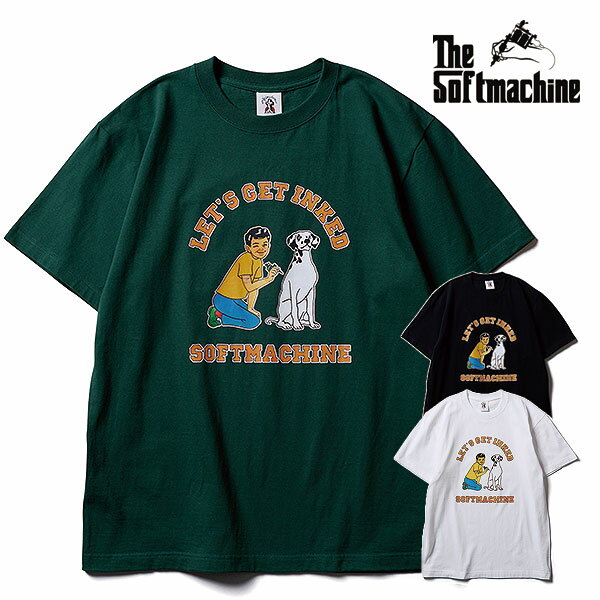 2026 夏 先行予約 7月～8月入荷予定 SOFTMACHINE ソフトマシーン GET INKED-T (T-SHIRTS) メンズ Tシャツ 送料無料 キャンセル不可