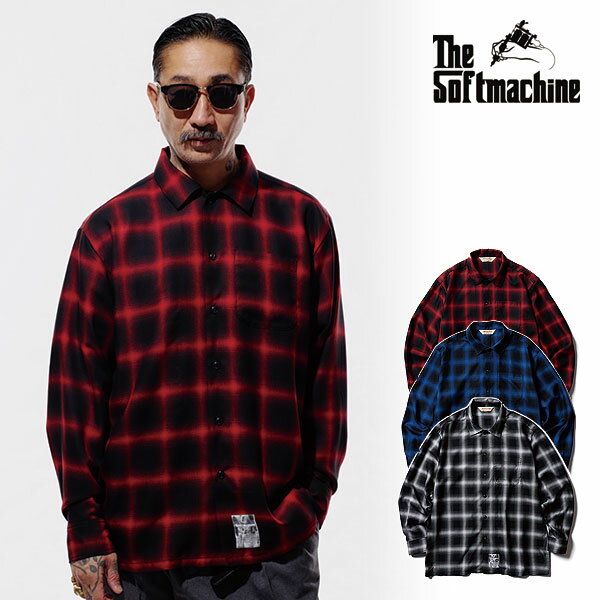 2026 夏 先行予約 7月～8月入荷予定 SOFTMACHINE ソフトマシーン THRIVE SHIRTS L/S (L/S SHIRTS) メンズ シャツ 送料無料 キャンセル不可
