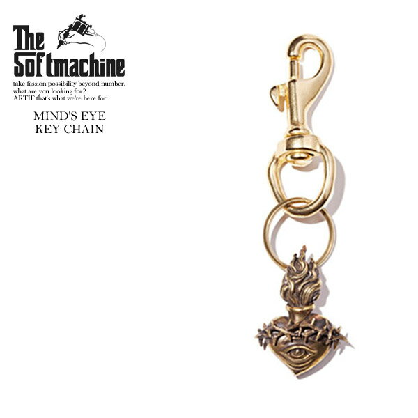 SOFTMACHINE ソフトマシーン MIND'S EYE KEY CHAIN メンズ キーリング 送料無料