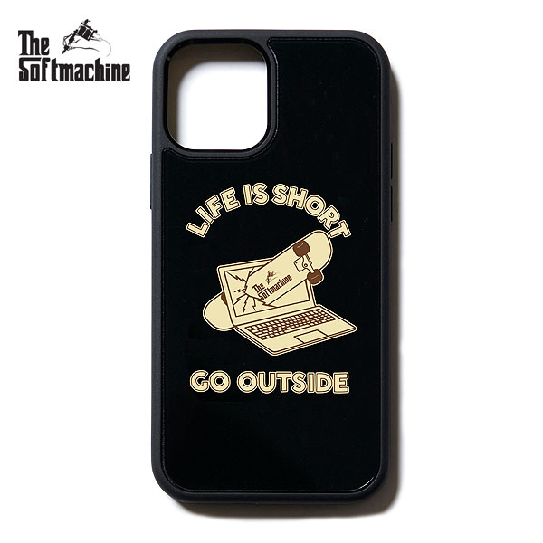 50％OFF SALE セール SOFTMACHINE ソフトマシーン GO OUTSIDE iPhone CASE(iPhone CASE) メンズ iPhoneケース ストリート