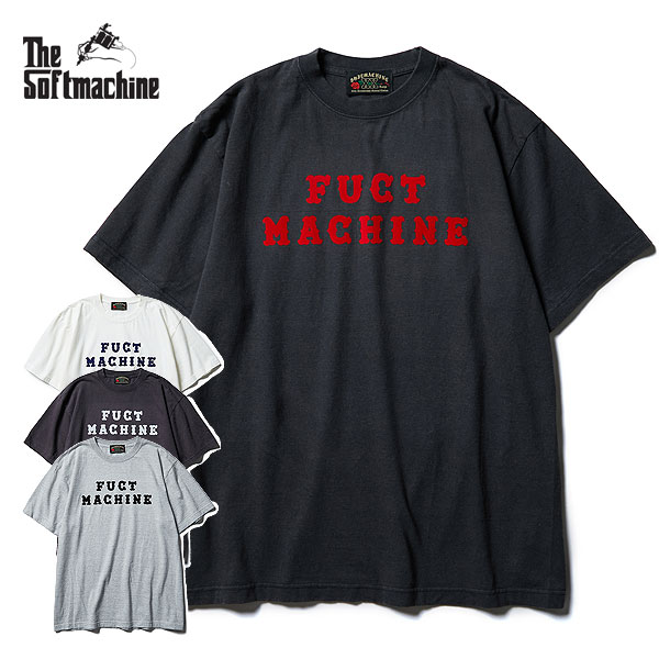 30％OFF SALE セール SOFTMACHINE×FUCT ソフトマシーン FUCTMACHINE LOGO-T(USED TYPE T-SHIRTS) メンズ Tシャツ 送料無料