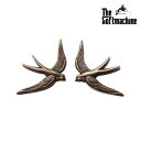 【受注生産商品 (3週間〜1ヶ月)】 SOFTMACHINE ソフトマシーン SWALLOWS BADGE メンズ バッジ 送料無料 キャンセル不可