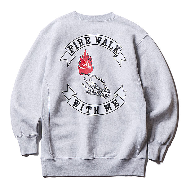 SOFTMACHINE ソフトマシーン FIRE WALK SWEAT (CREW NECK SWEAT) メンズ スウェッ...