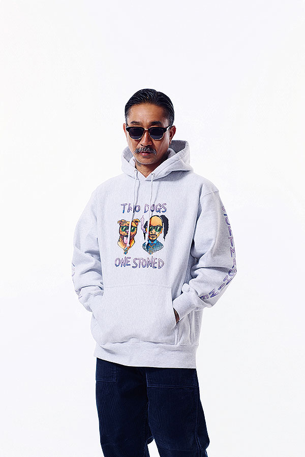 2026 秋冬 先行予約 10月～11月入荷予定 SOFTMACHINE ソフトマシーン TWO DOGS HOODED (SWEAT PARKA) メンズ パーカー 送料無料 キャンセル不可 2