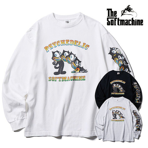2026 秋冬 先行予約 9月～10月入荷予定 SOFTMACHINE ソフトマシーン DROPPING L/S (L/S T-SHIRTS) メンズ Tシャツ 送料無料 キャンセル不可