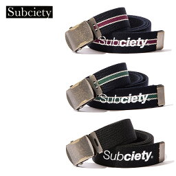 ゴムベルト SUBCIETY サブサエティ CAUCHO BELT subciety メンズ ベルト ゴムベルト ストリート