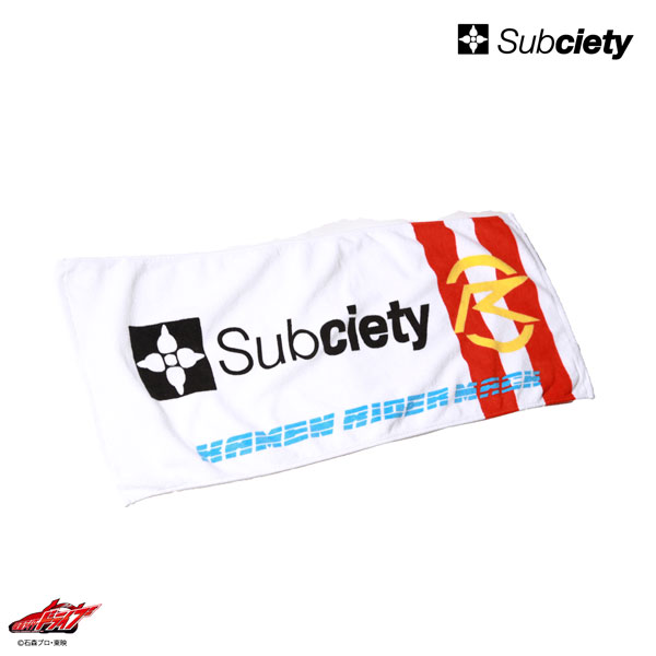 50％OFF SALE セール 仮面ライダードライブ x Subciety サブサエティ MACH TOWEL subciety メンズ タオル コラボ ストリート