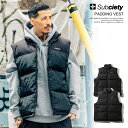 30％OFF SALE セール SUBCIETY サブサエティ PADDING VEST subciety メンズ ベスト 中綿ベスト パディングベスト 送料無料 ストリート