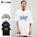 30％OFF SALE セール SUBCIETY サブサエティ SUPPORTER TEE subciety メンズ Tシャツ 半袖 BASEBALL 送料無料 ストリート