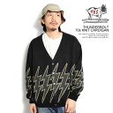 The Endless Summer エンドレスサマー TES THUNDERBOLT 70s KNIT CARDIGAN メンズ カーディガン ニットカーディガン 送料無料 ストリート