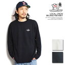 The Endless Summer エンドレスサマー TES LOCAL CREW MILANO RIB KNIT メンズ ニット セーター クルーネック 送料無料 ストリート