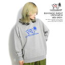 The Endless Summer エンドレスサマー TES BUHI BASIC SWEAT CREW NECK -MIX GRAY- メンズ スウェット トレーナー 送料無料 ストリート