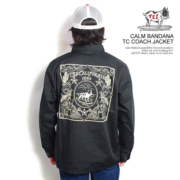 The Endless Summer エンドレスサマー TES CALM BANDANA TC COACH JACKET メンズ ジャケット コーチジャケット 送料無料 ストリート