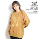 The Endless Summer エンドレスサマー TES BUHI CAFE OPAL FINISH CREW NECK SWEAT -BEIGE- メンズ スウェット トレーナー ブヒ サーフ 送料無料 ストリート(4)