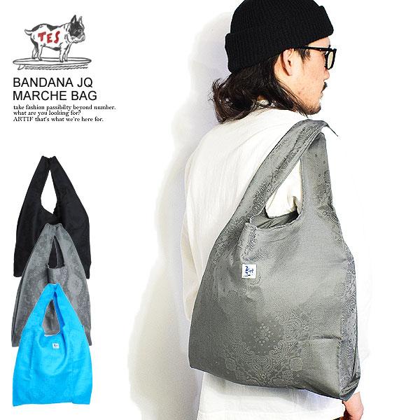 楽天ARTIFThe Endless Summer エンドレスサマー TES BANDANA JQ MARCHE BAG メンズ バッグ トートバッグ エコバッグ マルシェバッグ カバン 鞄 アメカジ サーフ 西海岸 送料無料 ストリート おしゃれ かっこいい カジュアル ファッション tes