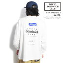 TOKYO SANDWICH CLUB トウキョウサンドウィッチクラブ T.S.C-INFO B.L.T -WHITE- メンズ Tシャツ ロンT 長袖 送料無料 ストリート