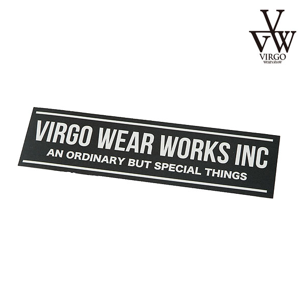 2024 春夏 先行予約 12月～1月入荷予定 VIRGOwearworks ヴァルゴウェアワークス Logo Large size メンズ ステッカー キャンセル不可