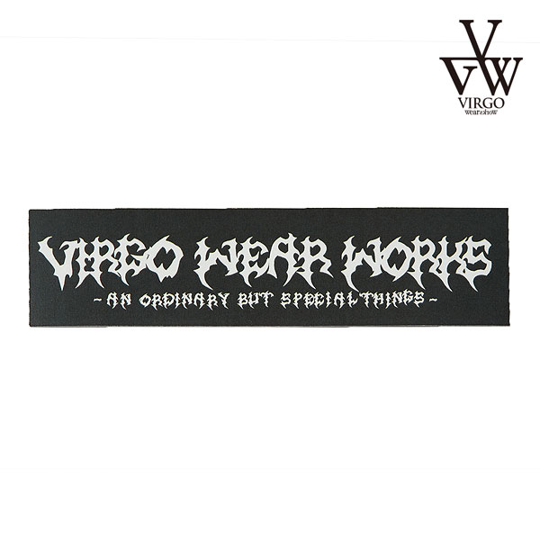 2024 春夏 先行予約 12月～1月入荷予定 VIRGOwearworks ヴァルゴウェアワークス Crust logo メンズ ステッカー キャンセル不可