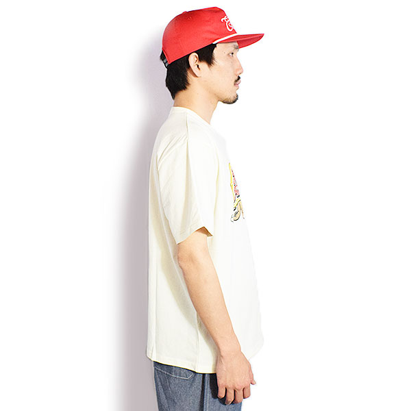 WEIRDO ウィアード KEEP ON FUCKIN' - S/S T-SHIRTS -WHITE- メンズ Tシャツ 半袖 バインダーネック クルーネックTシャツ アメカジ 送料無料 2