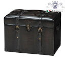 【誕生祭クーポン◆5%OFFで840円引】 CHESTER チェスターシリーズ 収納スツール 60(ダークブラウン)(2101591500)【 アンティーク調 ...